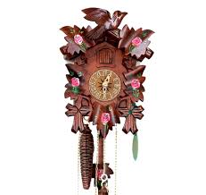 Cuckoo Clock Pink Roses By Hekas Berlin Deluxe Souvenirs Shop Cuckoo clock bird house blooming spring garden textile art | etsy. eur