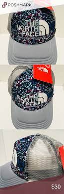 The North Face Flower Photobomb Baseball Cap Hat Women Accessories Hats The North Face Black Logo