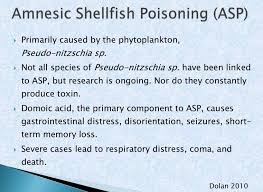 Image result for Amnesic Shellfish Poisoning