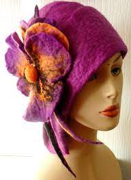 Felted 100 Wool Hat Etsy In 2021 Wool Hat Fancy Hats Beautiful Hats
