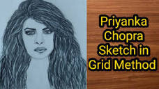 Priyanka Chopra Pencil Sketch step by step | How to Draw Priyanka ...