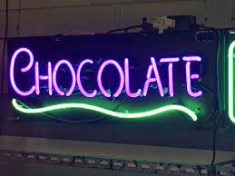 Chocolate Neon Sign Neon Signs Neon Signs For Sale Neon