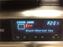 Power the unit down by turning off the circuit breaker(s) or fuse(s) for one. Solved Error Code F2e1 On New Kitchen Aid Kgsk901 Gas Fixya