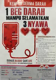 Kertas kerja kempen membasmi denggi. Contoh Poster Jom Derma Darah