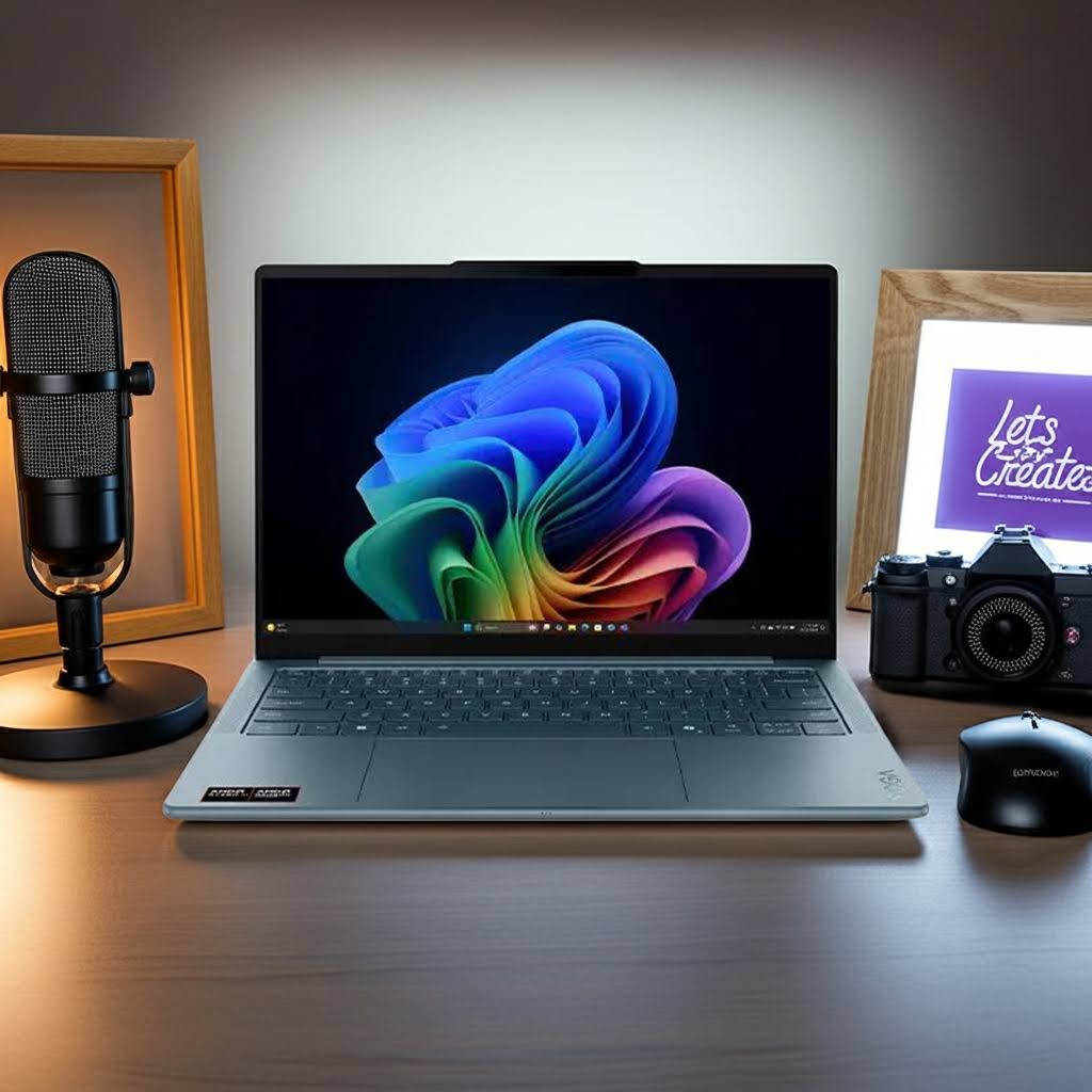 Lenovo Yoga Pro 7 Gen 10 14 AMD AMD Ryzen AI 9 365 Prozessor 2,00 GHz bis zu 5,00 GHz, Windows 11 Home 64, 1 TB SSD M.2 2242 PCIe 4.0 TLC, 14,5 Inch, Tidal Teal