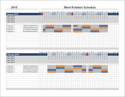 Free Rotation Schedule Template