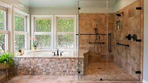 Safe and accessible for injured and elderly. Wheelchair Friendly Bathroom Remodel Youtube