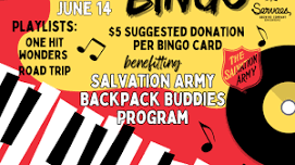 Music Bingo, Benefiting Salvation Army Backpack Buddies