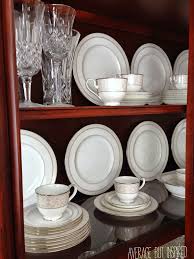 Tips On How To Arrange A China Cabinet Average But Inspired China Cabinet Decor Dining Room Updates China Cabinet Display