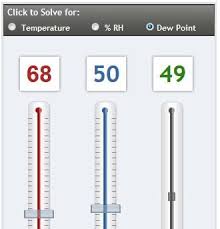 This Interactive Calculator Shows The Relationship Between Temperature Humidity And Dew Point Online Homeschool Homeschool Resources Solving