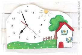 Holz Uhr Basteln Inklusive Anleitung Rohling Aus Holz Haus Aus Holz Uhrwerk Und Zeiger Als Wanduhr Oder Standuhr U Standuhren Wanduhren Die Uhr Lernen