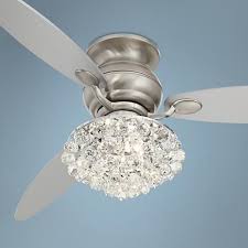 4.1 out of 5 stars 14. 60 Spyder Brushed Steel Crystal Hugger Ceiling Fan 17j35 Lamps Plus Hugger Ceiling Fan Ceiling Fan Bedroom Ceiling Fan