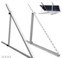 Adjustable Solar Panel Tilt Mount Brackets Triangle Support For Roof, RV,  Boat And Flat Surface
