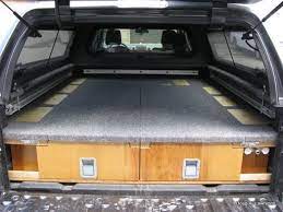 Sleeping Platform Truck Bed Storage Truck Camping Truck Bed