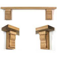 Check spelling or type a new query. Capped Corbel Oak Mantel Shelf