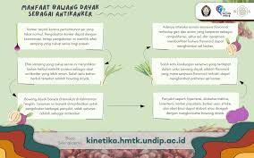 Bawang Dayak Sebagai Antikanker Kinetika