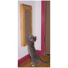 By neopirater in craft paper. Corrugated Cardboard Cat Scratcher To Mount On Wall