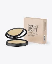 Download Compact Powder With Kraft Box Mockup In Packaging Mockups On Yellow Images Object Mockups In 2021 Cosmetic Mockup Box Mockup Mockup