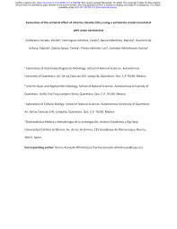 Estrellas en nueva york | karina & marina epub gratis. Pdf Evaluation Of The Antiviral Effect Of Chlorine Dioxide Clo 2 Using A Vertebrate Model Inoculated With Avian Coronavirus
