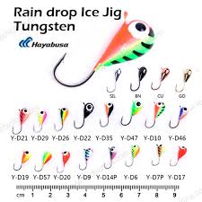 Tungsten Ice Fishing Rain Drop Ice Jig Qingdao Leichi