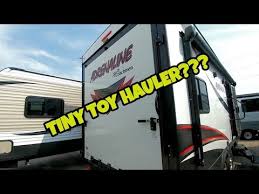 Check spelling or type a new query. Travel Trailer Toy Hauler One Cool Little Rv Youtube