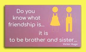 Following is the best list of popular brother quotes and sibling sayings. 34 Brother And Sister Quotes Inspirational Words Of Wisdom