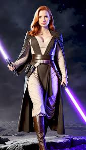 May The Fourth Be With You! Here are some images I've generated/edited of  Jessica Chastain as one of my favorite Legends characters, Mara Jade (with  bonus Kyle Katarn!) : r/StarWarsAIArt