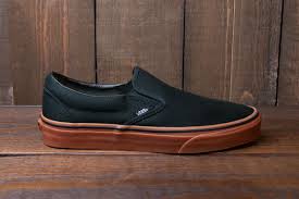 Dqm For Vans Gumsole Slip Ons And Old Skools Mens Vans Shoes Vans Slip On Black Slip On Sneakers Outfit