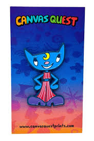 Buy Parappa the Rapper for PS1, Katy Kat 1.75” Enamel Pin and Magnet -  Retro Game Art - Retro Gaming Pin Online in India - Etsy