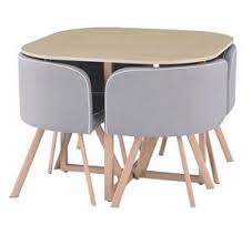 Easy to use and designed for active lifestyles, our products make it easy to entertain friends and family in a small space. Smart Furniture Space Saving Round 4 Seater Dining Table Set Wooden Dining Room Furniture Dining Tables And Chairs Set From China Tradewheel Com