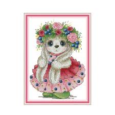 Votre kit point de croix vous attend à prix mini sur notre site. Kit De 2 Points De Croix Pour Lapin Mignon Aida 14ct 11ct Toile Imprimee Points De Croix Broderie Fait A La Main Bricolage Aliexpress