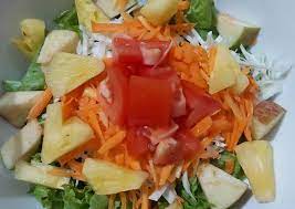 Intip yuk ada apa ajah. Resep Rahasia Salad Sayur Menu Diet Sehat Dijamin Suka No Mayones