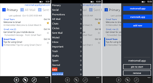 Email clients like mailbird, foxmail, opera mail, etc. Metromail Becomes The First Full Featured Gmail App For Windows Phone 8 Windows Central
