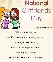 August 1 is the official celebration date of happy national girlfriend day 2020. 1st August Romantic National Girlfriends Day Messages Wishes National Girlfriend Day Girlfriends Day Girlfriend Quotes