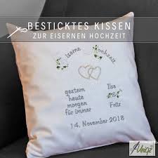 Mit einem schönen gedicht zur eisernen hochzeit können sie sie können mit einem hochzeitsgedicht zur festlichen gestaltung der hochzeitsfeier beitragen und werden ganz sicher großen beifall mit ihrem. Eiserne Hochzeit Luxuskissen 40 X 40 Cm Uniqz