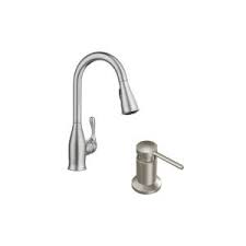 moen aberdeen single handle pull down