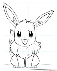 How To Draw Eevee The Pokemon Step By Step Drawing Tutorials For Kids And Beginners Pokemon Malvorlagen Pokemon Bilder Ausmalbilder