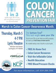 It is not a comprehensive list of all cancer awareness dates. Special Fair To Mark Colorectal Cancer Awareness Month Postponed Wuky
