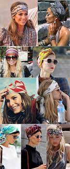 Bandana Sac Stilleri Bandana Hairstyles Yaratici Projeler Bandana Sac Stili Bandana Sac Sac