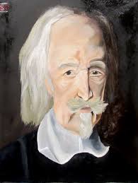 Thomas Hobbes by John Michael Wright, Reproductio by Gilbert-S