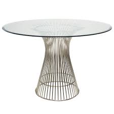 Maybe you would like to learn more about one of these? Worlds Away Powell Dining Table With Round Glass Top Stainless Steel Scenario Home