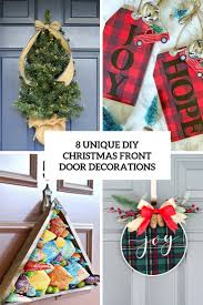 See more ideas about doors, unique front doors, front door. 8 Unique Diy Christmas Front Door Decorations Shelterness