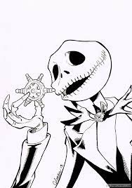 Inspirational jack skellington coloring pages 97 for your seasonal. Jack Skellington Nightmare Before Christmas Coloring Pages Coloring4free Coloring4free Com