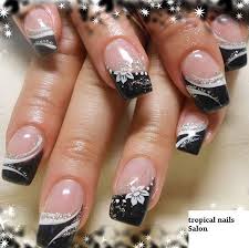 Acrylic nails are super trendy in today's world. 23 Black And White Nail Designs
