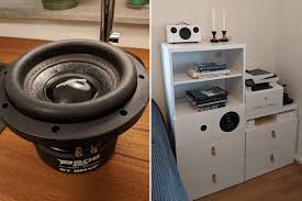 Ikea Featuring Mds A Built In Speaker Shelf Hack Ikea Hackers Speaker Shelves Ikea Hackers Ikea