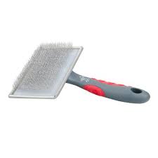 Never brush a dry coat because it can cause breakage. Shear Magic Slicker Brush Medium For Dogs 10 51