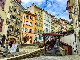 les escaliers du marche lausanne worldnaut sunnyday weekend centreville lausanne citycenter relax fun sun soleil clouds nuages lausanne