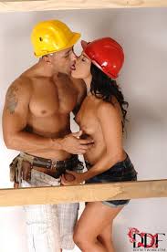 Naked Girls Celebrate Builder's Day with Erotic Poses