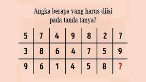 Rabu, 8 januari 2020 11:21. Teka Teki Asah Otak Angka Berapa Yang Harus Dimasukkan Pada Kotak Berisi Tanda Tanya Tribun Pekanbaru