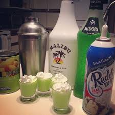 Malibu rum 750 for only $13 99 in online liquor store. The Scooby Snack 1 2 Oz 15ml Midori Melon Liqueur 1 2 Oz 15ml Malibu Coconut Rum Splash Of P Alcohol Recipes Alcohol Drink Recipes Drinks Alcohol Recipes